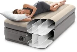 Intex Prime Comfort Luchtbed - Eenpersoons - Ingebouwde Elektrische Pomp -Bo-Camp || Intex || Outwell Verkoopwinkel 1320 1900 64162 inuse 2023 300