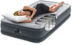Intex Comfort Plush Luchtbed - Eenpersoons - Ingebouwde Elektrische Pomp -Bo-Camp || Intex || Outwell Verkoopwinkel 1320 1900 67766 inuse 2023 300