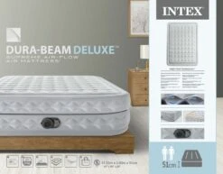 Intex Supreme Air Flow Luchtbed - Queensize - Ingebouwde Elektrische Pomp -Bo-Camp || Intex || Outwell Verkoopwinkel 1482 1900 64490nd pkg 2023 300