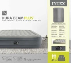 Intex Essential Rest Luchtbed - Queensize - Ingebouwde Elektrische Pomp -Bo-Camp || Intex || Outwell Verkoopwinkel 1689 1900 64126nd pkg 2023 300
