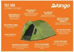 Vango Tay 300 Koepeltent - 3 Persoons - Groen 19 Vango Tay 300 Koepeltent - 3 Persoons - Groen -Bo-Camp || Intex || Outwell Verkoopwinkel 1900 1783 tay 300 3