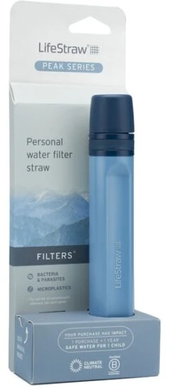 Lifestraw Peak Personal Straw Waterfilter - Blauw -Bo-Camp || Intex || Outwell Verkoopwinkel 1900 1900 00104064 06