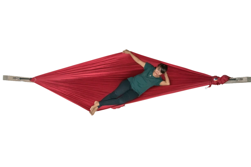 Ticket To The Moon Hangmat 1 Persoons Compact Single - Burgundy - Afbeelding 3