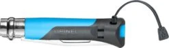 Opinel N°08 Outdoor Zakmes - Blauw -Bo-Camp || Intex || Outwell Verkoopwinkel 3123840015762 opinel outdoor 8 blauw voorkant ingeklapt resultaat