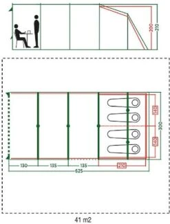 Coleman Meadowood 4L Tunneltent - 4 Persoons -Bo-Camp || Intex || Outwell Verkoopwinkel 614 1200 meadowood 4l 5 1