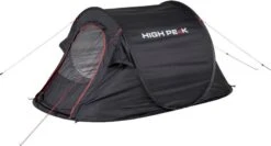 High Peak Vision 2 Pop-up Tent - 2 Persoons - Zwart -Bo-Camp || Intex || Outwell Verkoopwinkel 646 1200 4001690102803.pt03