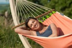 La Siesta Fruta 1 Persoons Hangmat - Mango -Bo-Camp || Intex || Outwell Verkoopwinkel 797 1200 frr11 5 fruta mango weather resistant single spreader bar hammock image 05