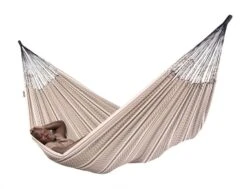 La Siesta Flora Kingsize 2 Persoons Hangmat - Zebra -Bo-Camp || Intex || Outwell Verkoopwinkel 800 1048 flh18 19 flora zebra organic cotton kingsize classic hammock image 02