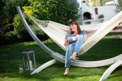 La Siesta Brisa XL Hangmat - Vanilla -Bo-Camp || Intex || Outwell Verkoopwinkel 800 1199 brh18 1 brisa vanilla weather resistant kingsize classic hammock image 05 1