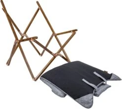 Bo-Camp Urban Outdoor Bloomsbury Vlinderstoel - Grijs - M -Bo-Camp || Intex || Outwell Verkoopwinkel 900 1006 1200369 9