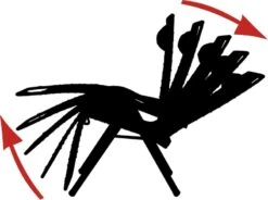 Crespo Air-Deluxe AP-232 Relaxstoel - Grijs -Bo-Camp || Intex || Outwell Verkoopwinkel 900 1119 1104936 19