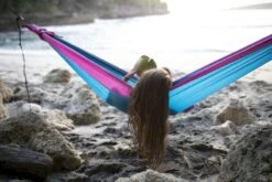 Ticket To The Moon Hangmat 2 Persoons Original Double - Pink/Aqua -Bo-Camp || Intex || Outwell Verkoopwinkel 900 1350 20190608 a28i2103