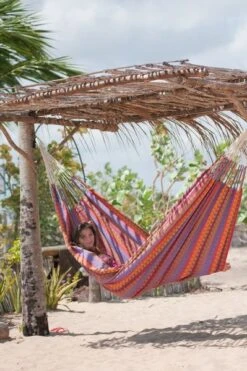 La Siesta Carolina 2 Persoons Hangmat - Flowers -Bo-Camp || Intex || Outwell Verkoopwinkel 900 598 cah16 2 ambiance 203