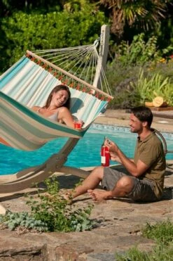 La Siesta Colada 1 Persoons Hangmat - Curacao -Bo-Camp || Intex || Outwell Verkoopwinkel 900 598 cor14 3 colada cura ao weather resistant double spreader bar hammock image 05