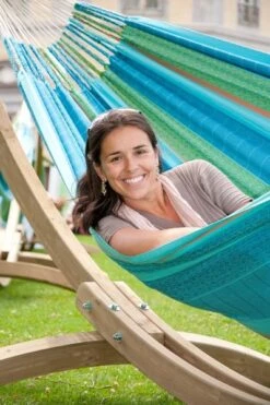 La Siesta Flora Kingsize 2 Persoons Hangmat - Curacao -Bo-Camp || Intex || Outwell Verkoopwinkel 900 598 flh18 3 flora cura ao organic cotton kingsize classic hammock image 05