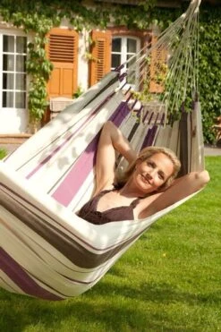 La Siesta Caribena 1 Persoons Hangmat - Purple -Bo-Camp || Intex || Outwell Verkoopwinkel 900 600 cih14 7 caribe a purple cotton single classic hammock image 05