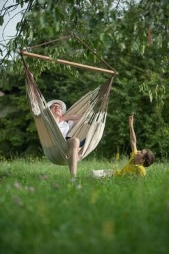 La Siesta Habana Hangstoel XL - Nougat -Bo-Camp || Intex || Outwell Verkoopwinkel 900 601 hal21 1 ambiance 100