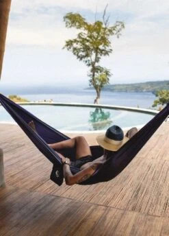 Ticket To The Moon Hangmat 2 Persoons Original Double - Navy Blue/Purple -Bo-Camp || Intex || Outwell Verkoopwinkel 900 647 a28i2167