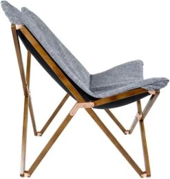 Bo-Camp Urban Outdoor Bloomsbury Vlinderstoel - Grijs - M -Bo-Camp || Intex || Outwell Verkoopwinkel 952 900 1200369 8