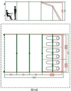 Coleman Vail Long Tunneltent - 6 Persoons -Bo-Camp || Intex || Outwell Verkoopwinkel 972 1900 coleman vail long tunneltent 6 persoons 2