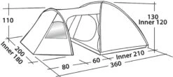 Easy Camp Eclipse 300 Tunneltent - 3 Persoons - Groen -Bo-Camp || Intex || Outwell Verkoopwinkel 981 1900 4cb3ef6c cdb0 4961 81b9 533262e89ee6 1280x960