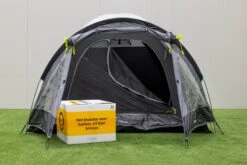 Kampa Brighton Grey 3 Tunneltent - 3 Persoons -Bo-Camp || Intex || Outwell Verkoopwinkel brightongrey3 3