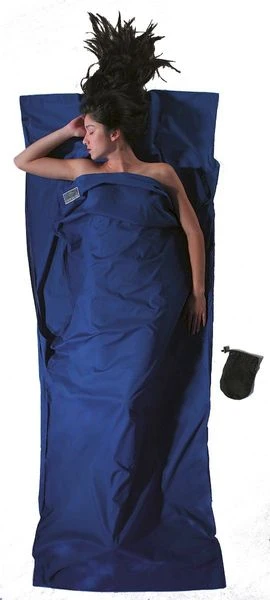 Cocoon Lakenzak Katoen Dekenmodel - Blauw 1 Cocoon Lakenzak Katoen Dekenmodel - Blauw