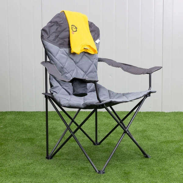 Kampa XL High Back Chair Fog Vouwstoel - Grijs 2 Kampa XL High Back Chair Fog Vouwstoel - Grijs - Afbeelding 2